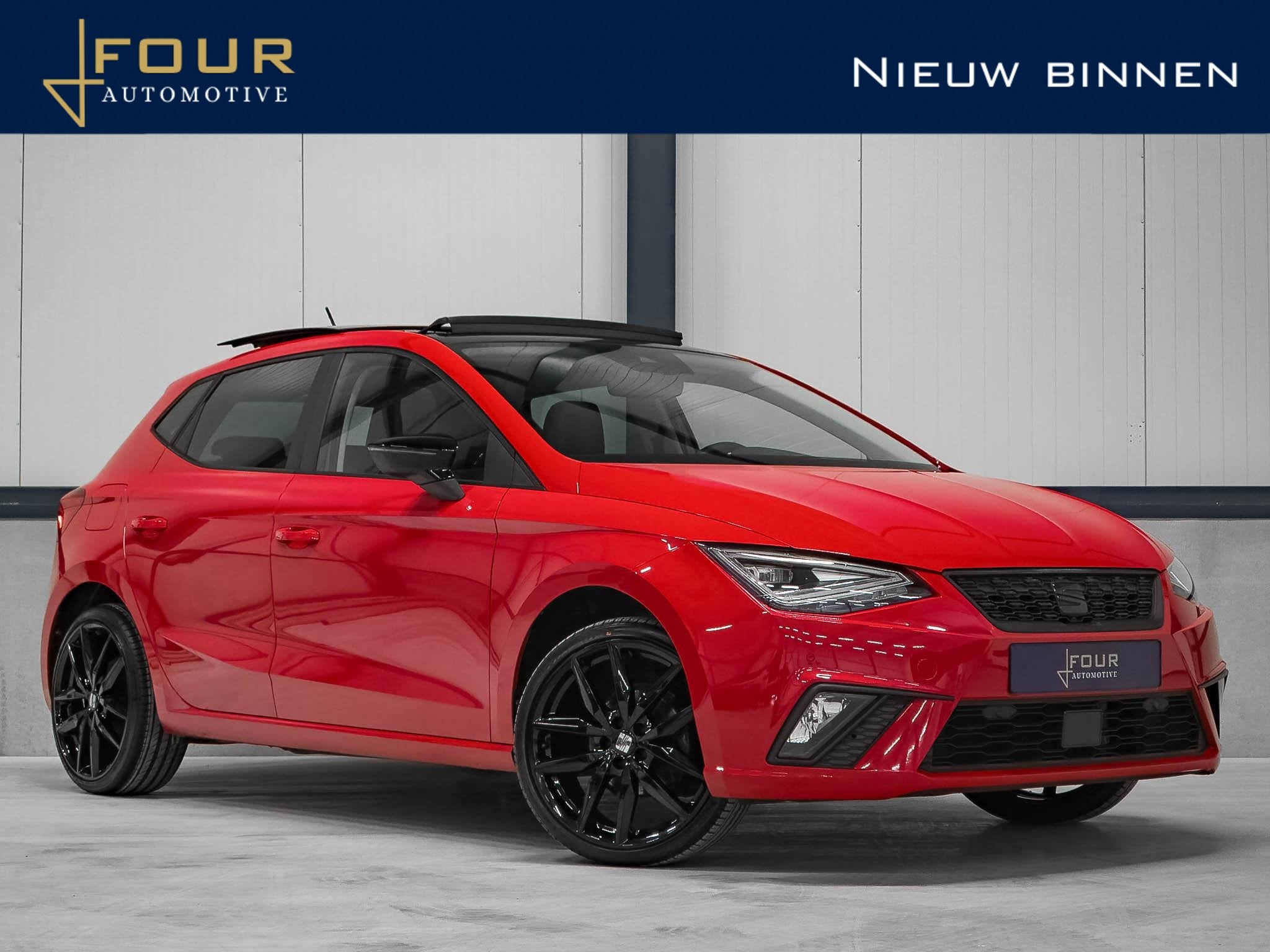 SEAT Ibiza 1.0 TSI | Panoramadak| Black edition | LED | Keyl, Auto's, Voorwielaandrijving, Stof, Gebruikt, Euro 6