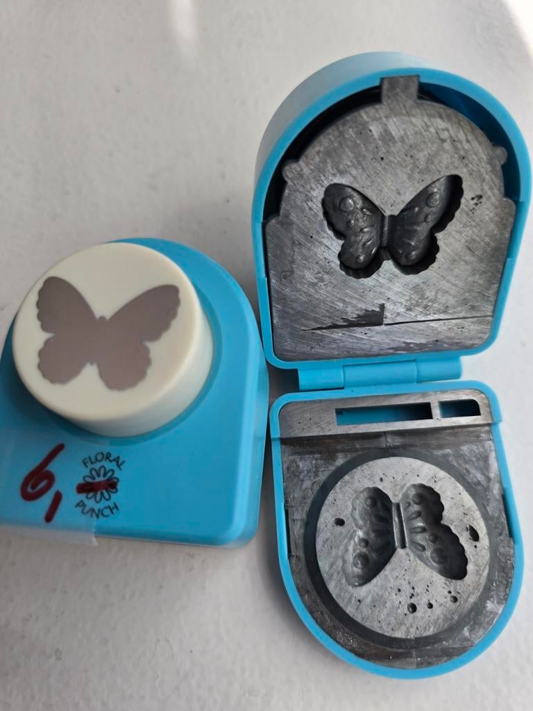 3D Ponsen Vlinder - Floral Punch, Hobby en Vrije tijd, Ophalen of Verzenden