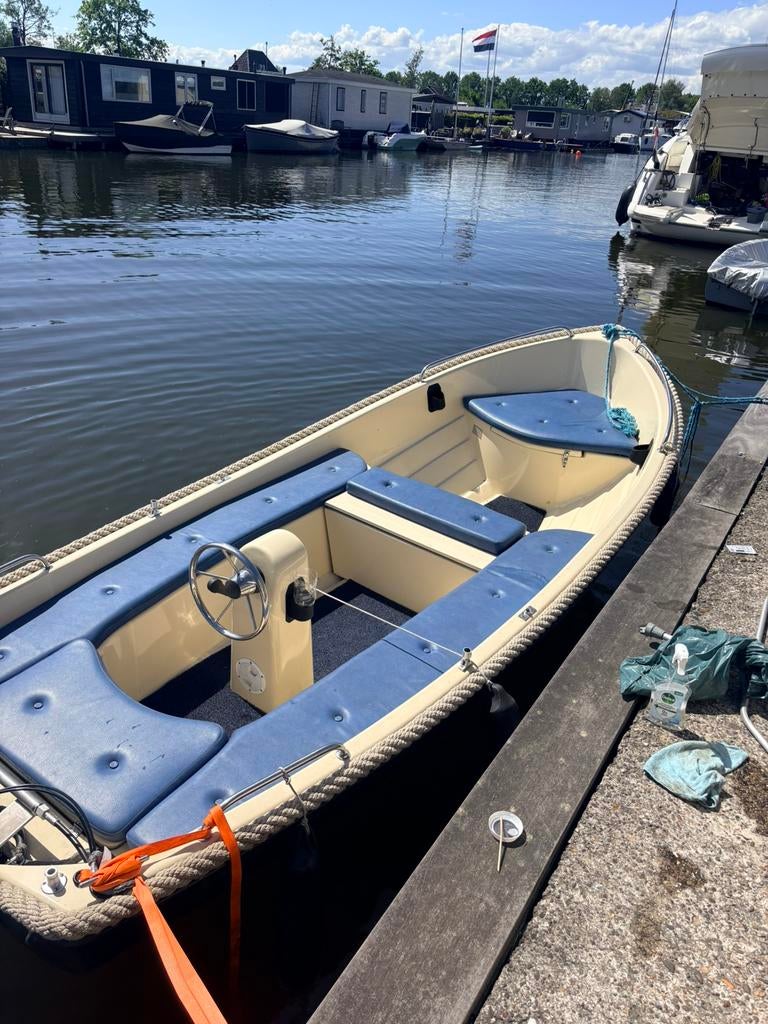 Corsiva 430 Classic sloep boot, Ophalen, Gebruikt, Buitenboordmotor, Polyester