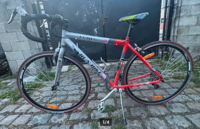 Koersfiets Padma goede staat, Fietsen en Brommers, Fietsen | Racefietsen, Velgrem, Aluminium, Minder dan 49 cm, Zo goed als nieuw