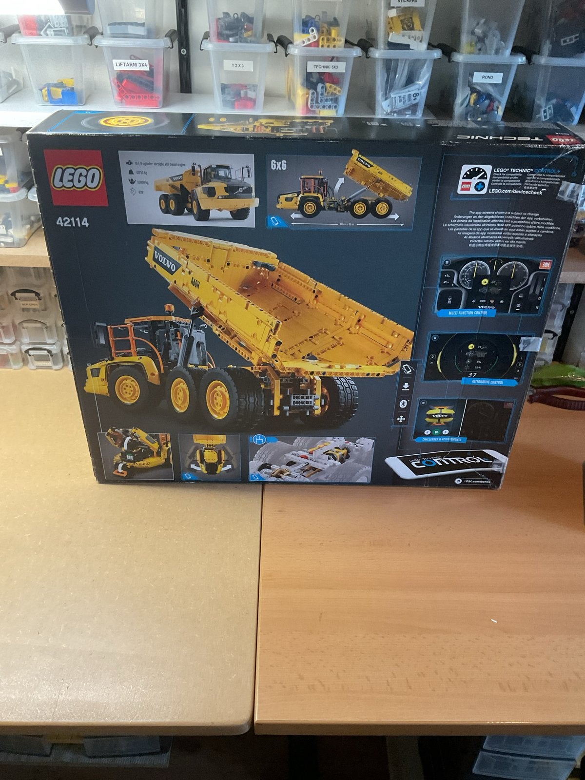 LEGO Technic 42114 Volvo 6x6 Kiepwagen met Control+, Auto, Groter dan 1:32, Zo goed als nieuw, Ophalen
