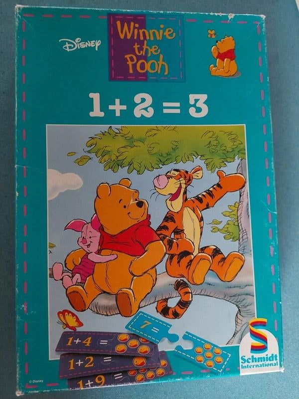Winnie de Pooh. 1+2=3, Ophalen of Verzenden, 10 tot 50 stukjes, Gebruikt
