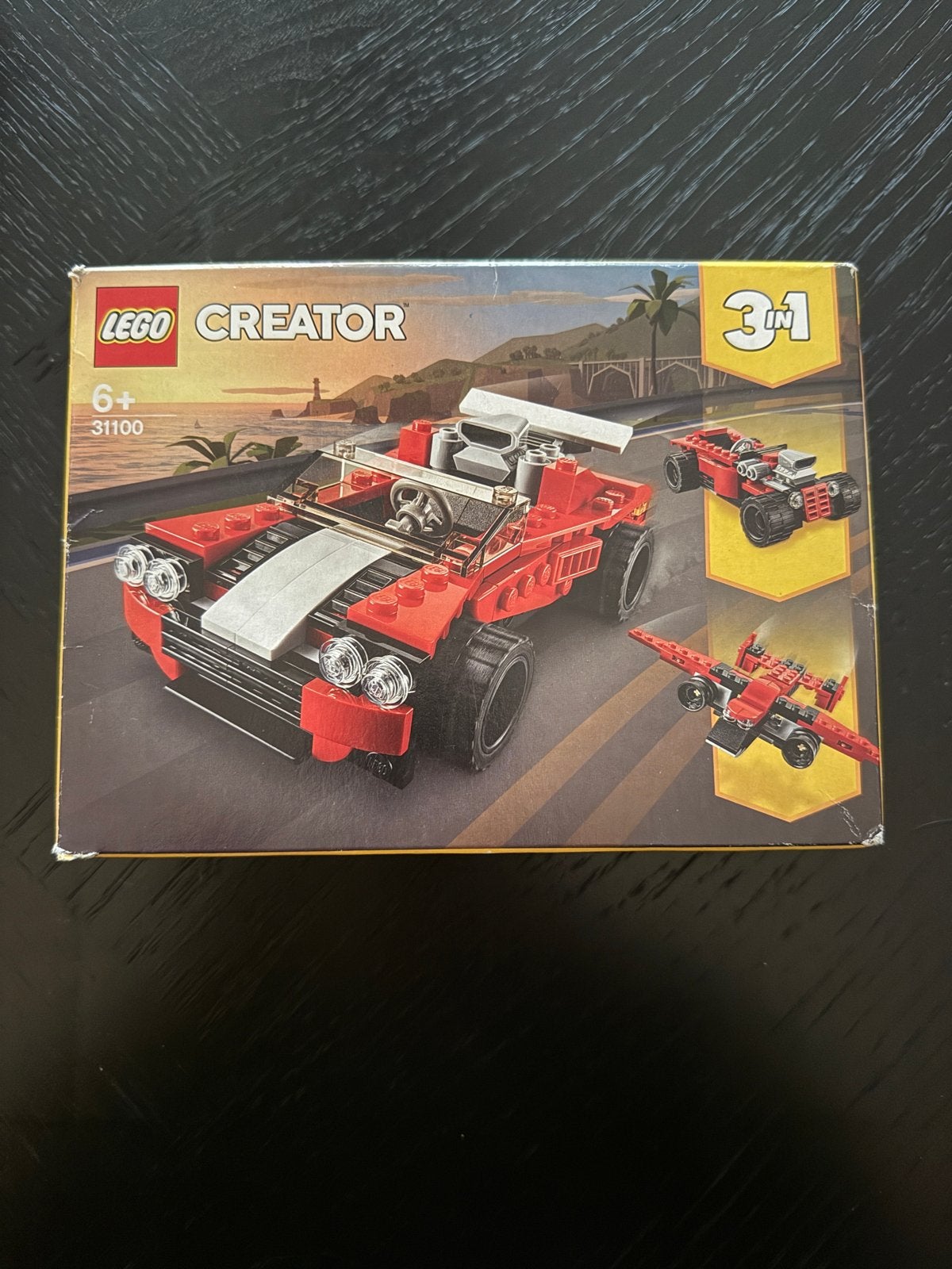 Lego Creator 3 in 1 Sportwagen (31100) - complete set, Lego, Ophalen of Verzenden, Zo goed als nieuw, Compleet