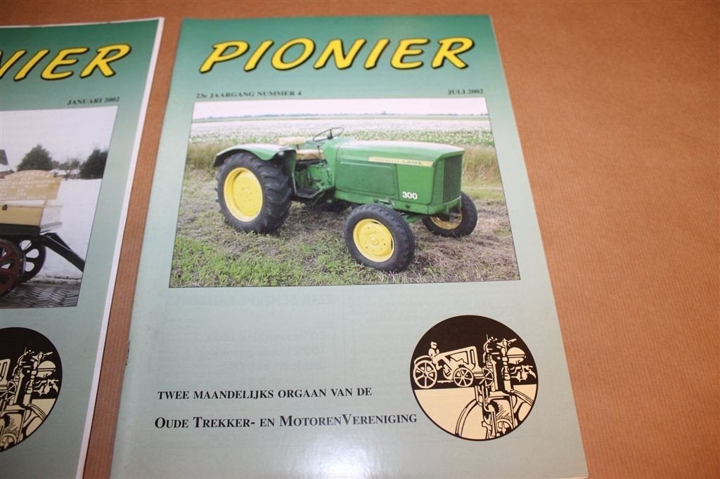 Pionier 2002 — 4 Nummers Oude Trekkers en Motoren, Boeken, Ophalen of Verzenden, Gelezen, Muziek, Film of Tv