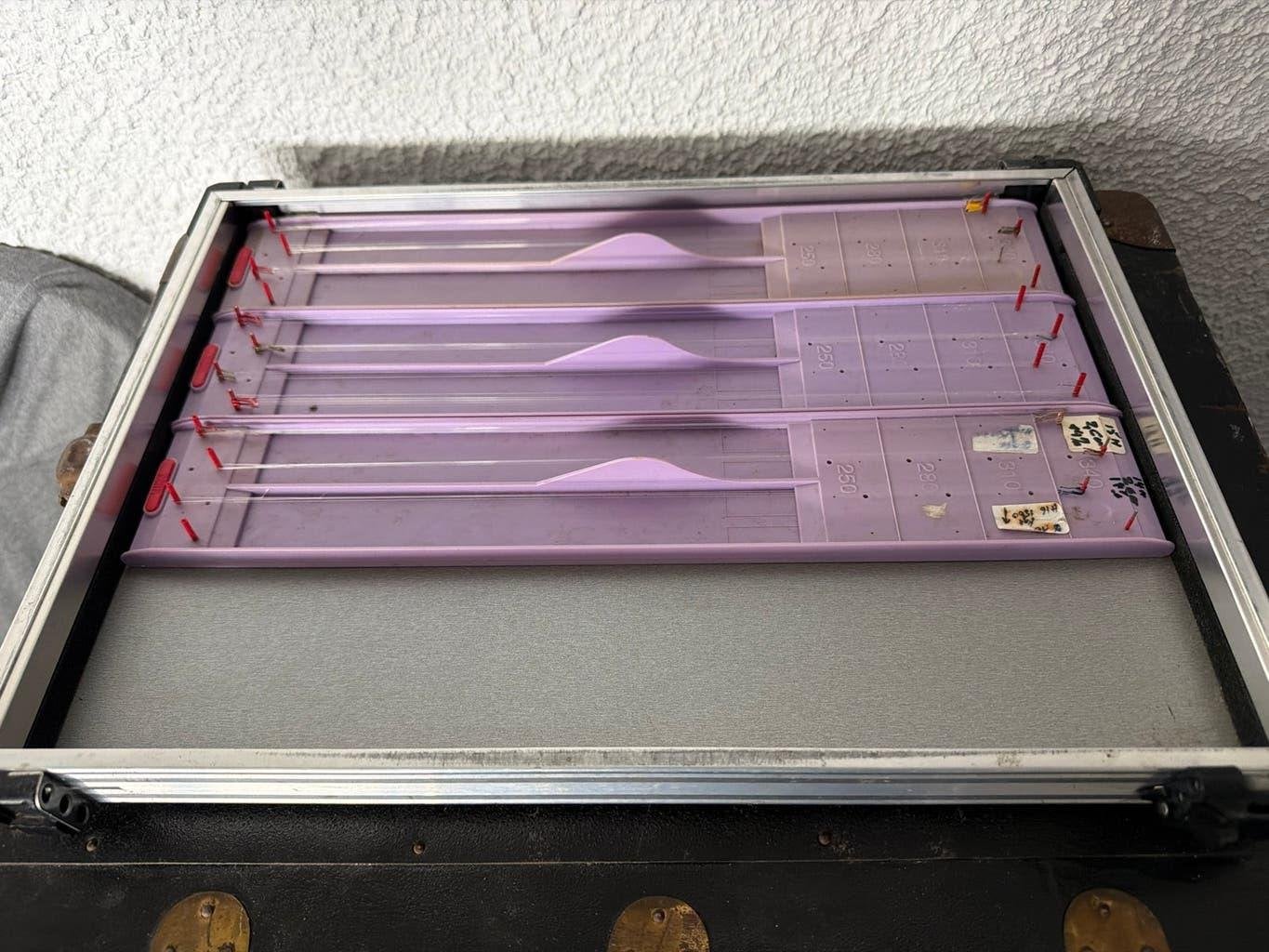 Rive onderlijnenlade 3cm hoog met 3 onderlijnplankjes, Ophalen of Verzenden, Gebruikt, Overige typen
