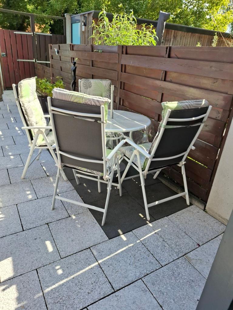 Tuinstel, Tuin en Terras, Ophalen, Gebruikt, Rond, Metaal