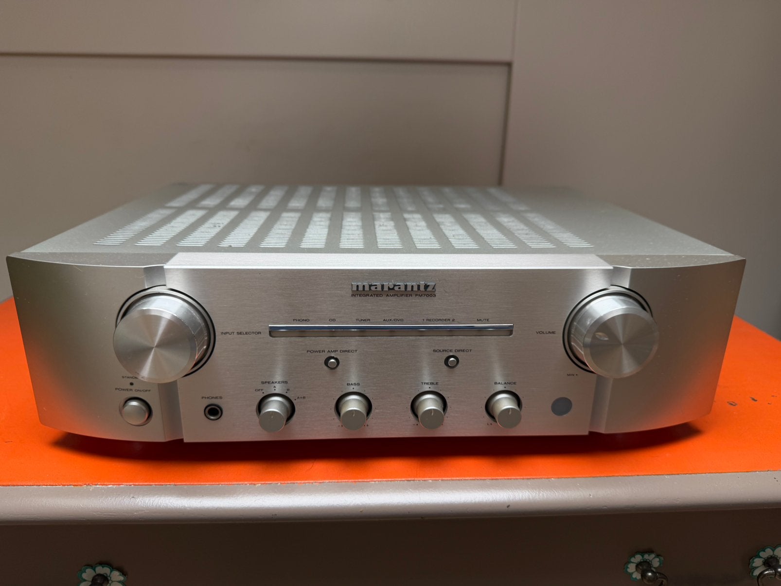 Marantz versterker PM7003, Audio, Tv en Foto, Versterkers en Receivers, Marantz, Gebruikt, Ophalen of Verzenden, 60 tot 120 watt