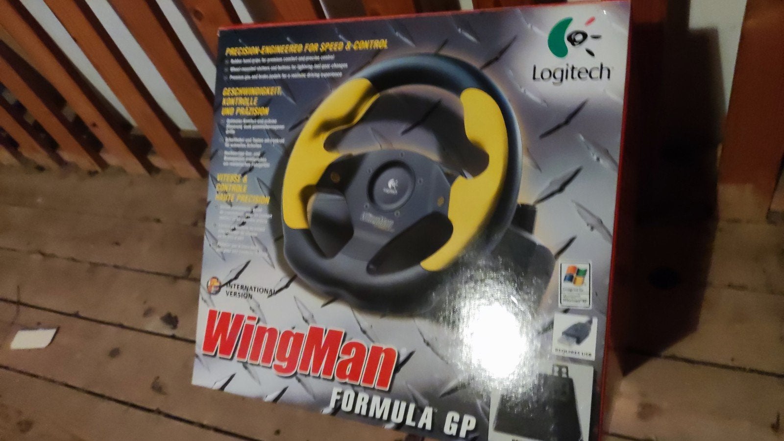 Logitech WingMan Formula GP racestuur - Zolder opruiming, 1 speler, Ophalen, Racen en Vliegen, Vanaf 3 jaar