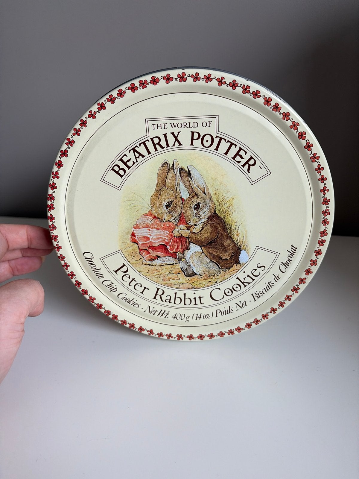 Vintage Peter Rabbit Koekblik - The World of Beatrix Potter, Verzamelen, Ophalen of Verzenden, Gebruikt, Koek(jes), Overige merken