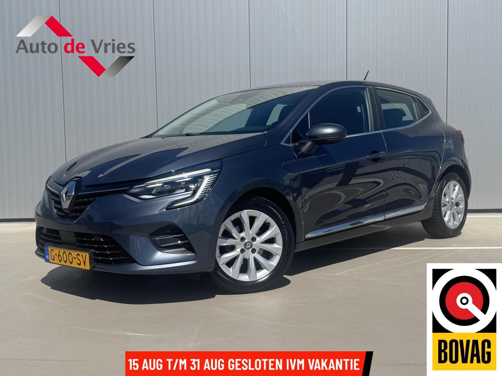 Renault Clio 1.0 TCe Intens|Navi|NL-Auto|LED|Onderhouden, Voorwielaandrijving, 101 pk, Gebruikt, 580 kg