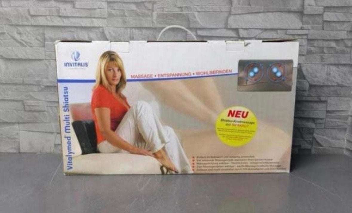Invitalis Vitalymed Multi Shiatsu Massagekussen, Ophalen of Verzenden, Nieuw, Massagestoel of Kussen