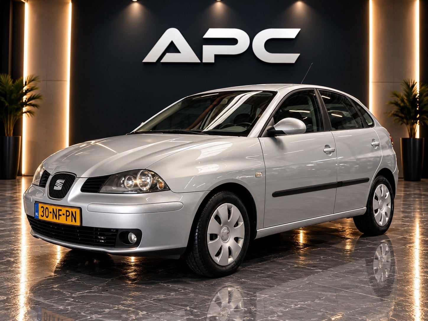 Seat Ibiza 1.4-16V Signo, Auto's, 4 cilinders, Origineel Nederlands, Bedrijf, Verwarmde buitenspiegels