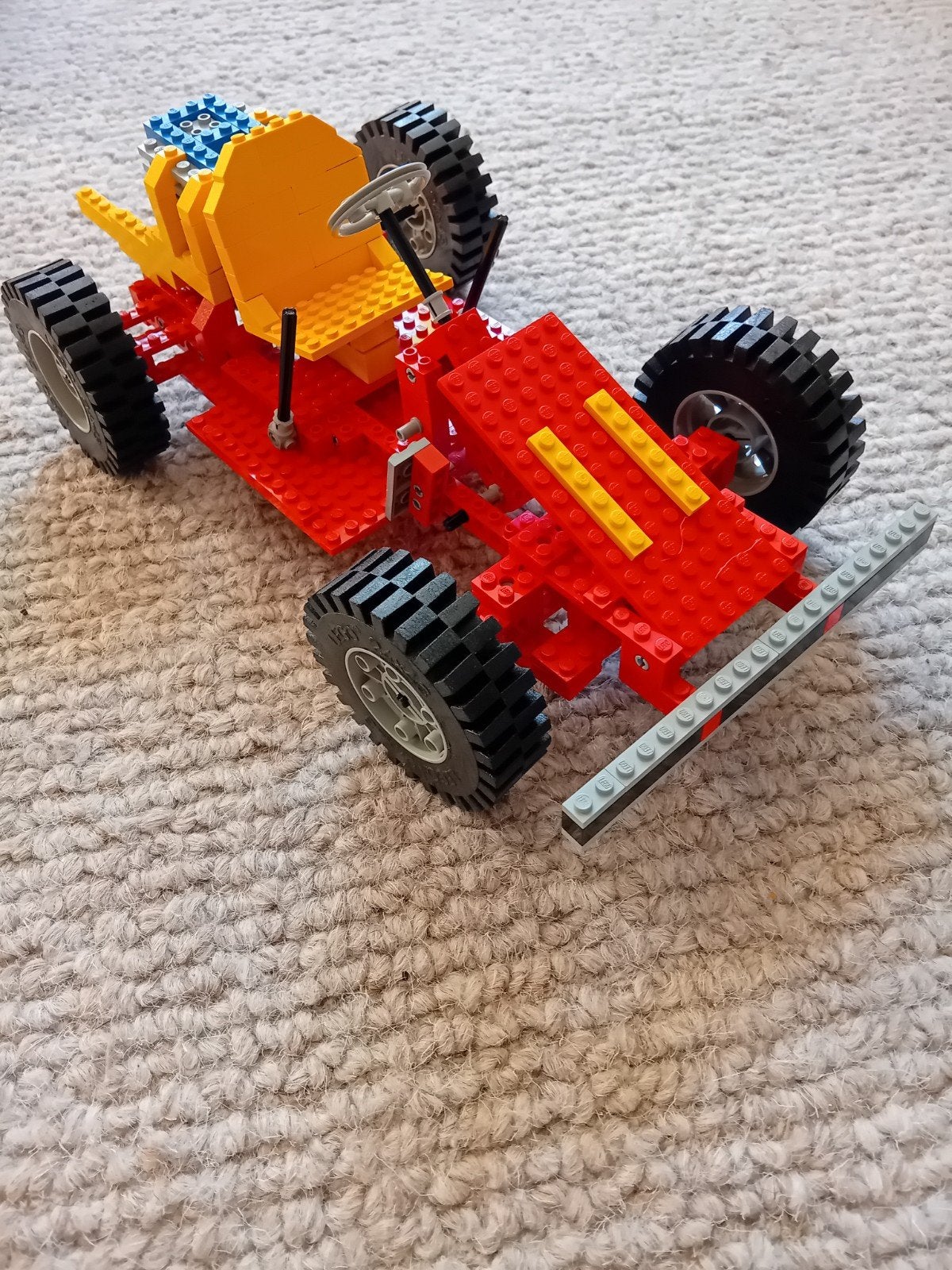 Vintage LEGO Technic Set 853 - Compleet met werkend stuur, Gebruikt, Lego, Compleet, Ophalen of Verzenden