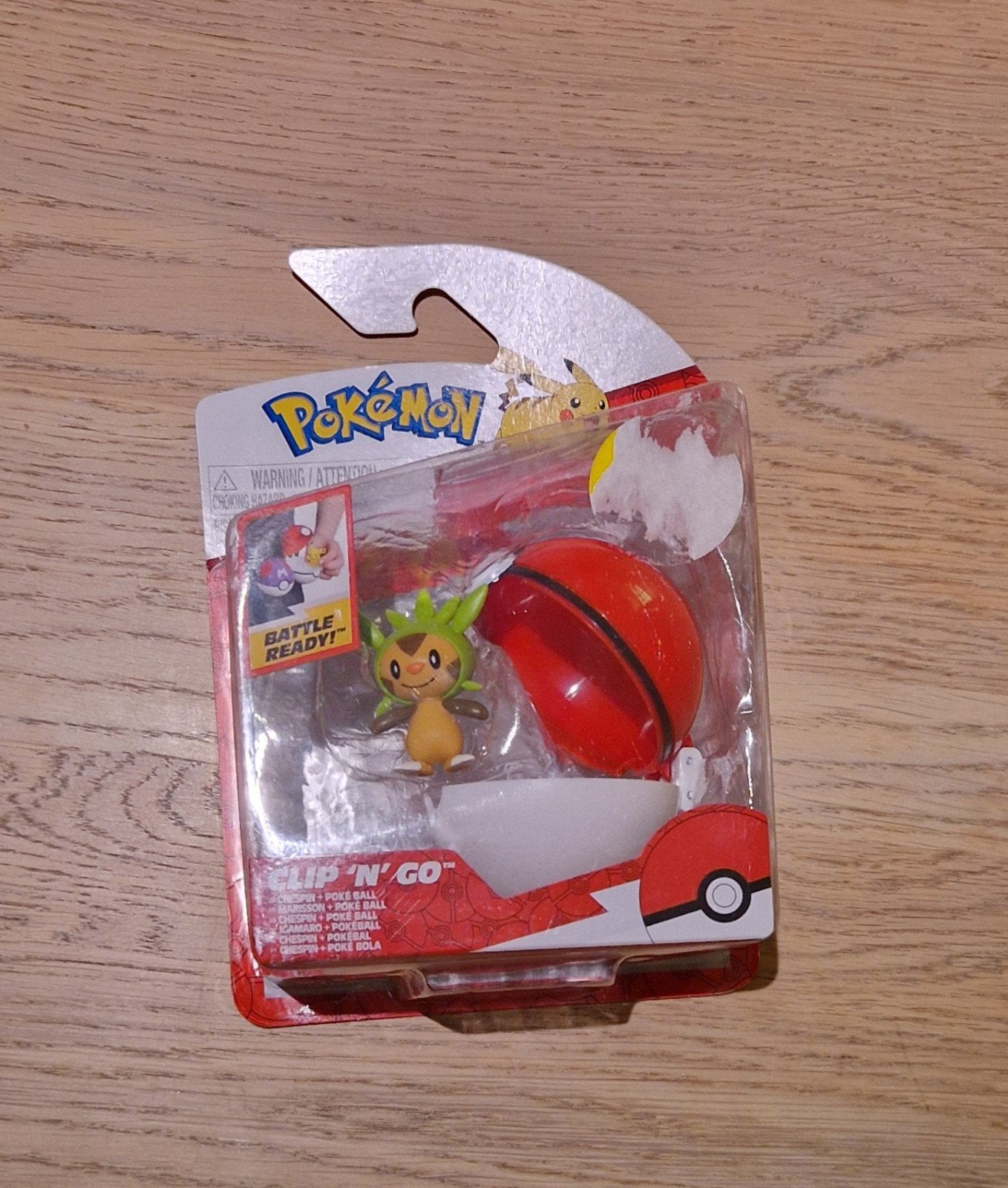 Pokemon Clip 'n' Go Chespin, Ophalen of Verzenden, Nieuw
