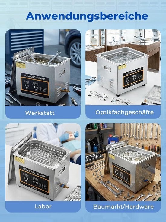 Ultrasoonreiniger – Ultrasoon Reinigingsapparaat, Corvance B.V., Verzenden, Nieuw, Corvancebol@gmail.com