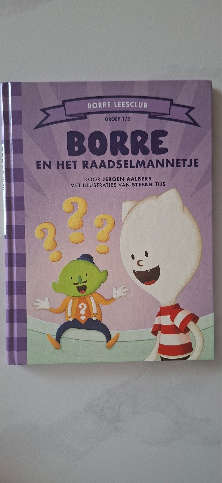 Borre en het Raadselmannetje - Borre Leesclub Groep 1/2, Ophalen of Verzenden, Zo goed als nieuw, Jeroen Aalbers, Fictie algemeen