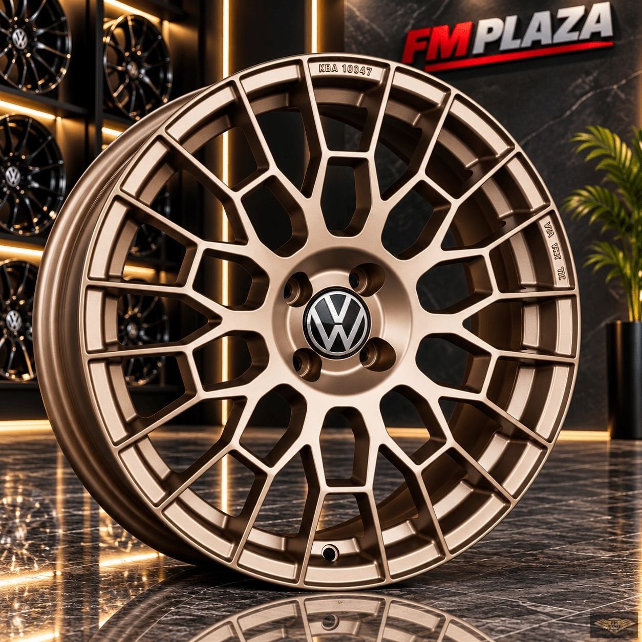 17 inch 5x100 VW Polo (MAK APX Mat Brons) Velgen Nieuw, Auto-onderdelen, Velg(en), -, -, Nieuw