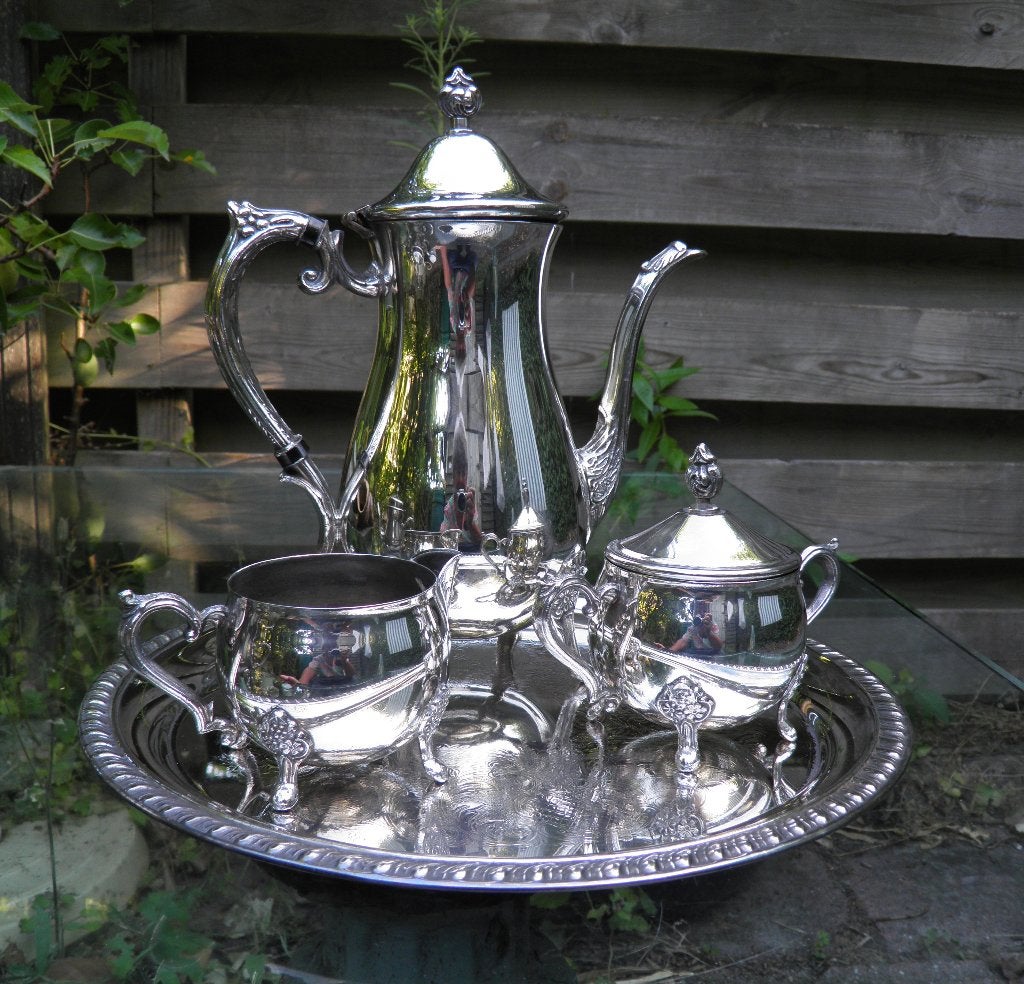 leonard vintage koffieservies verzilverd, Ophalen of Verzenden