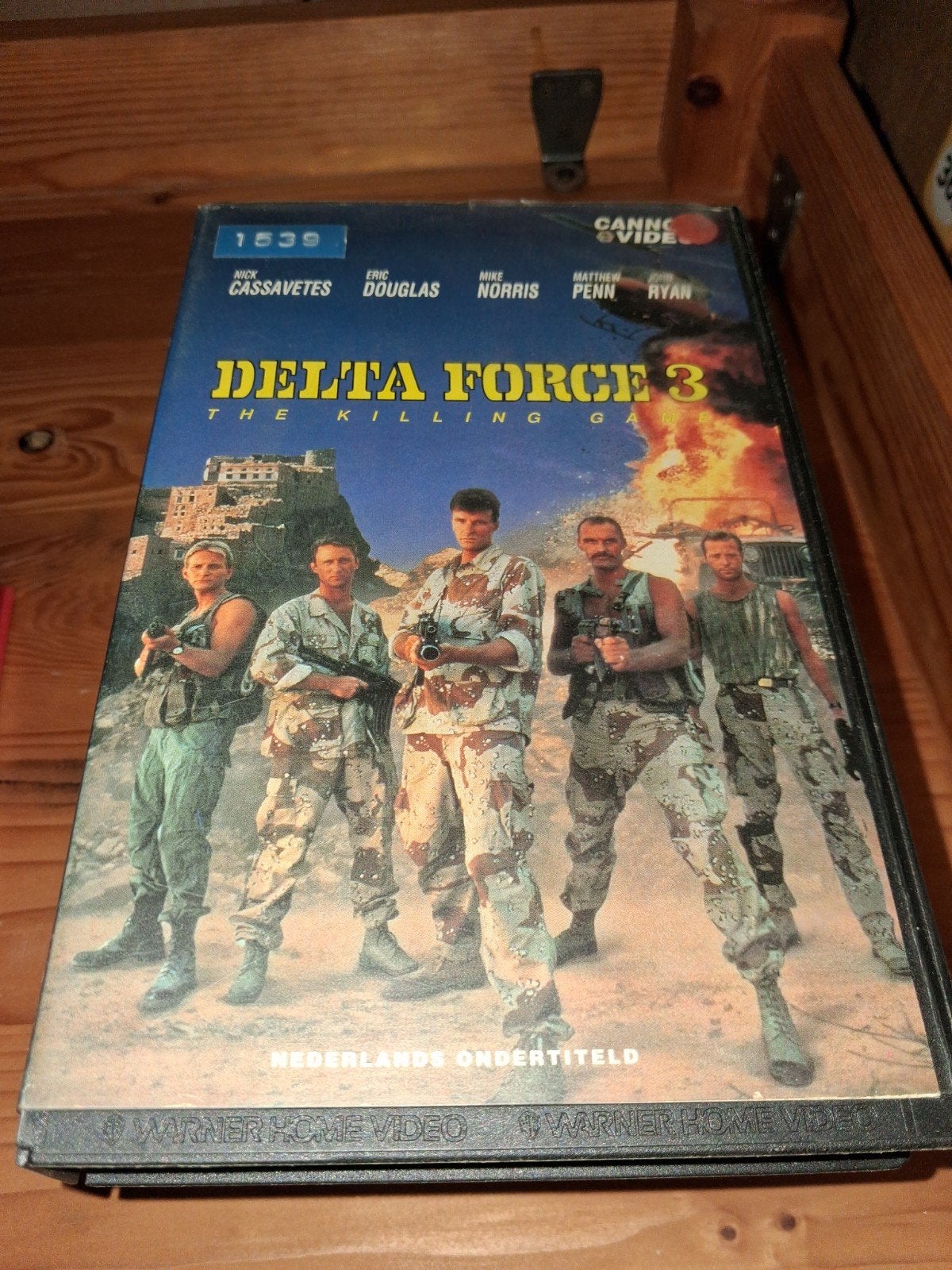 Vhs ex-rental  - Delta Force 3, Vanaf 16 jaar, Ophalen of Verzenden, Gebruikt, Horror