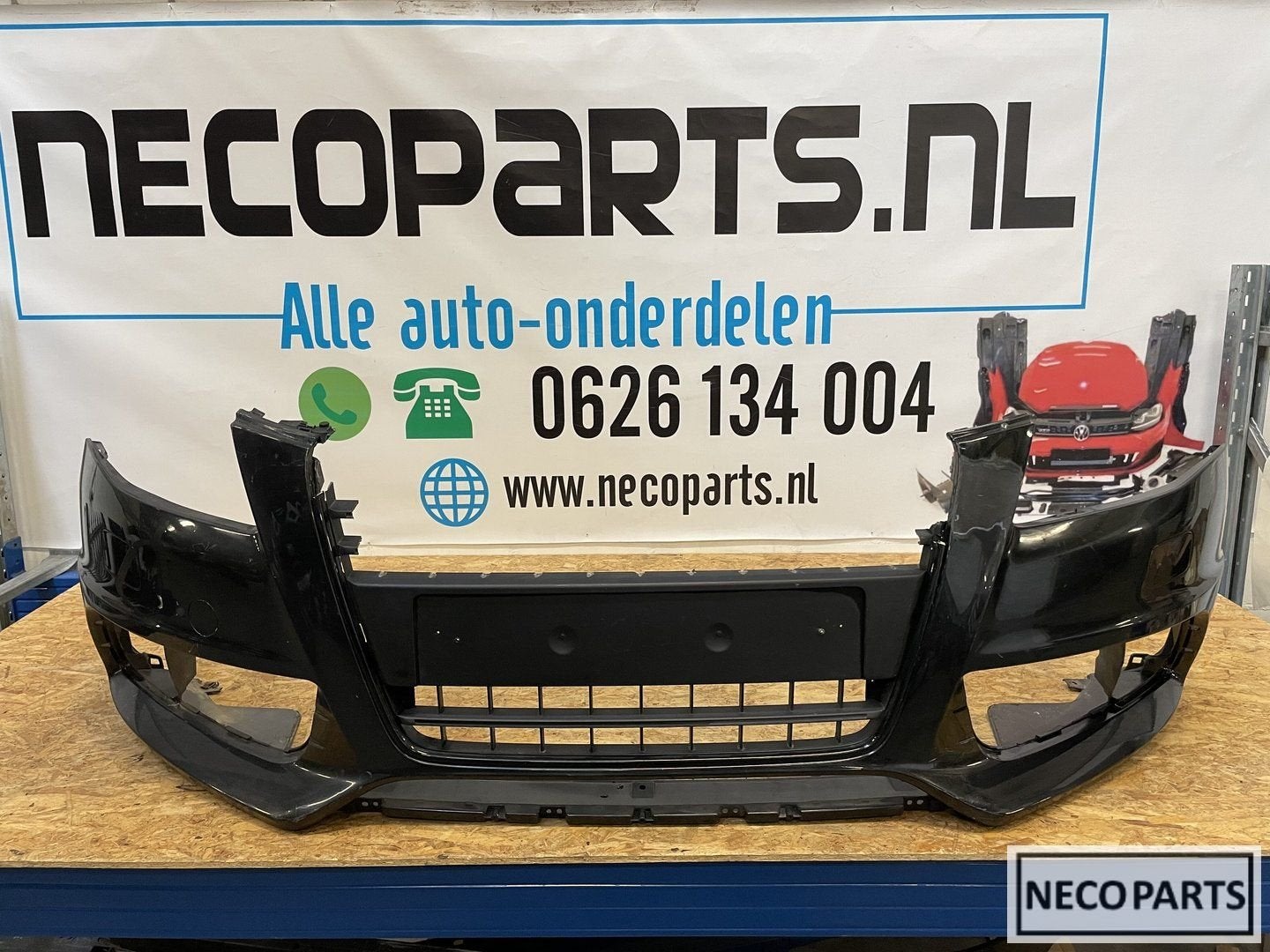 VOORBUMPER AUDI A4 B8 S LINE BUMPER 2007-2011 ORIGINEEL, Gebruikt, -, -, -