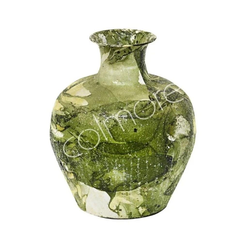 Gezocht : Colmore Diga Vaas Groen Mozaïek Ø33x41cm, Overige materialen, Nieuw, Ophalen of Verzenden, Minder dan 50 cm