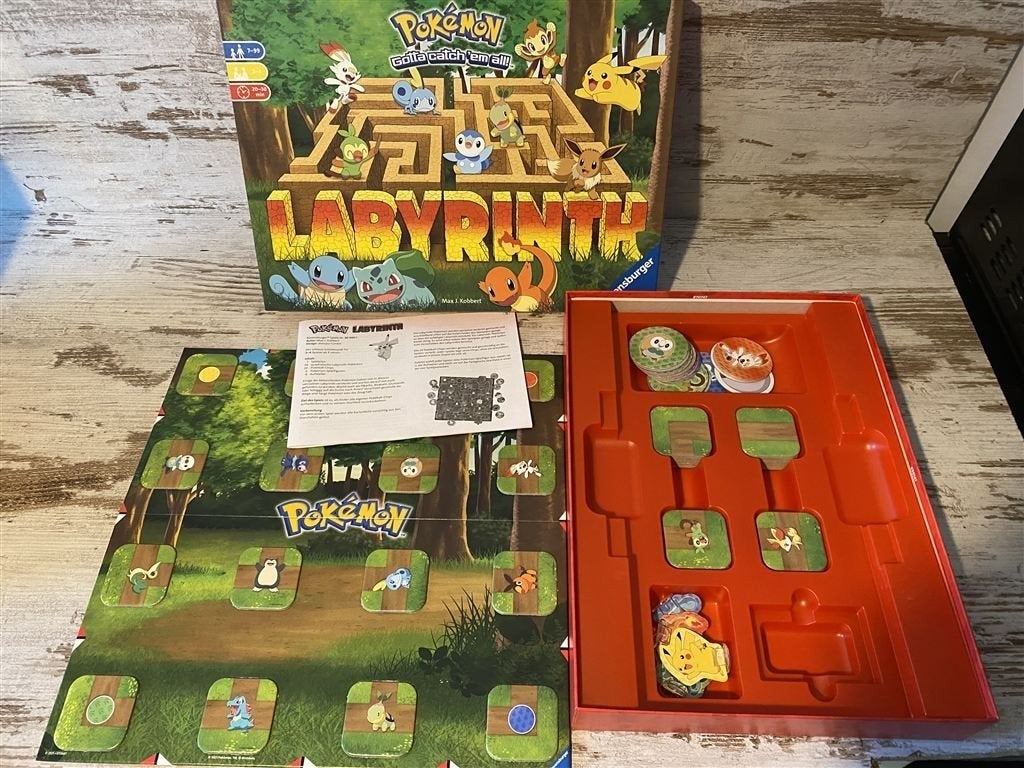 Pokemon labyrinth ravensburger [s674], Verzenden, Zo goed als nieuw