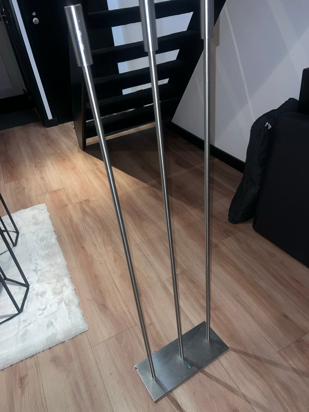 Zack Kaarsenstandaard RVS - 1.05m Hoog, Huis en Inrichting, Woonaccessoires | Kandelaars en Kaarsen, Ophalen, Gebruikt, Metaal