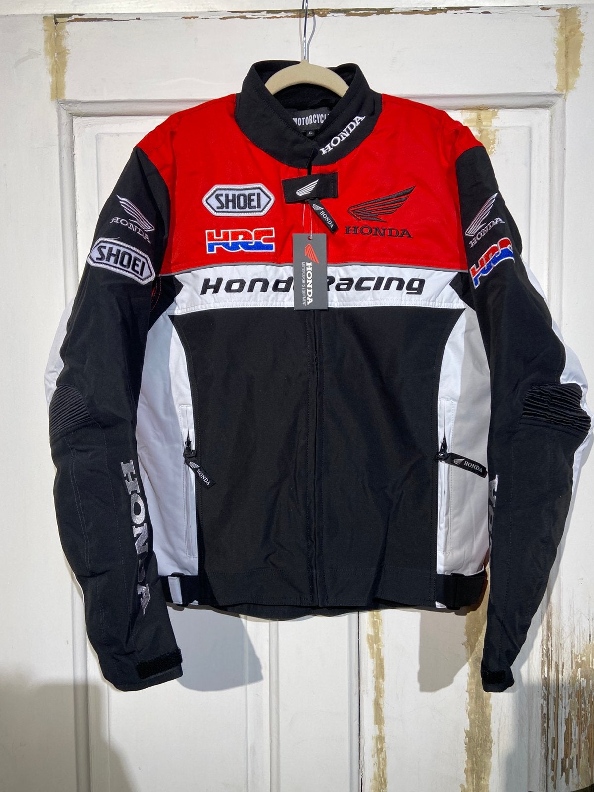 Honda-motorjas (maat XL) Vintage Racing, Motoren, Ophalen of Verzenden, Nieuw zonder kaartje, Dames, Jas | textiel