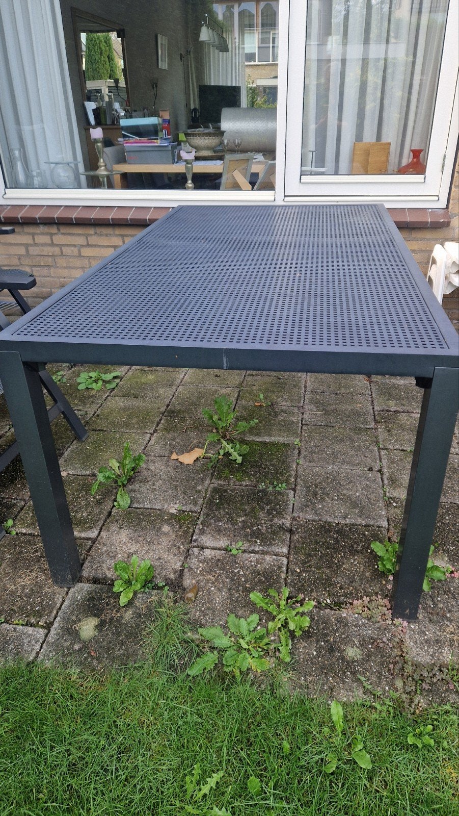 MOET WEG WEGENS VERHUIZING. Bellagio tafel, Tuin en Terras, Ophalen, Rechthoekig, Aluminium