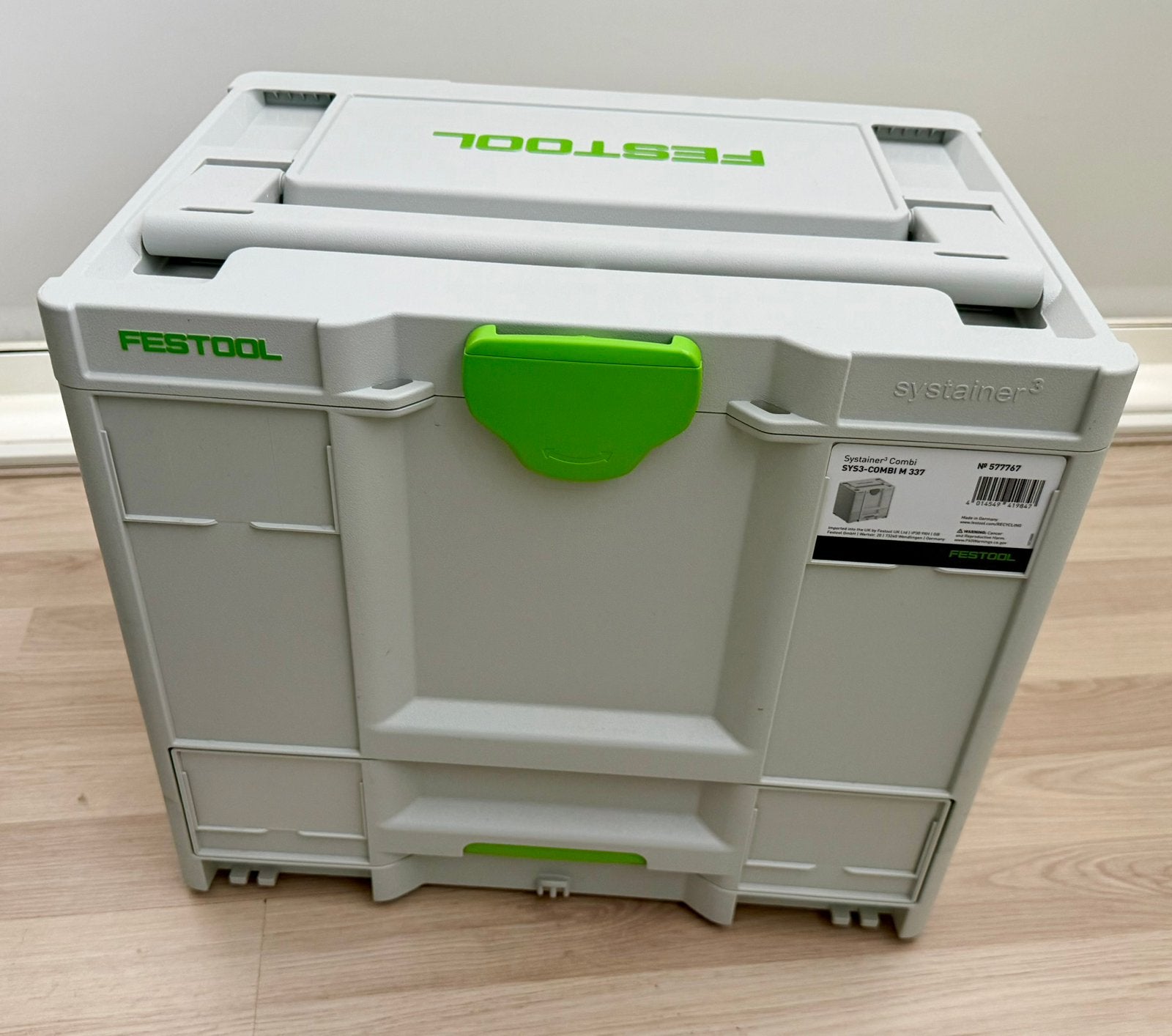 Festool Systainer³ SYS3-COMBI M 337, Verzenden, Zo goed als nieuw
