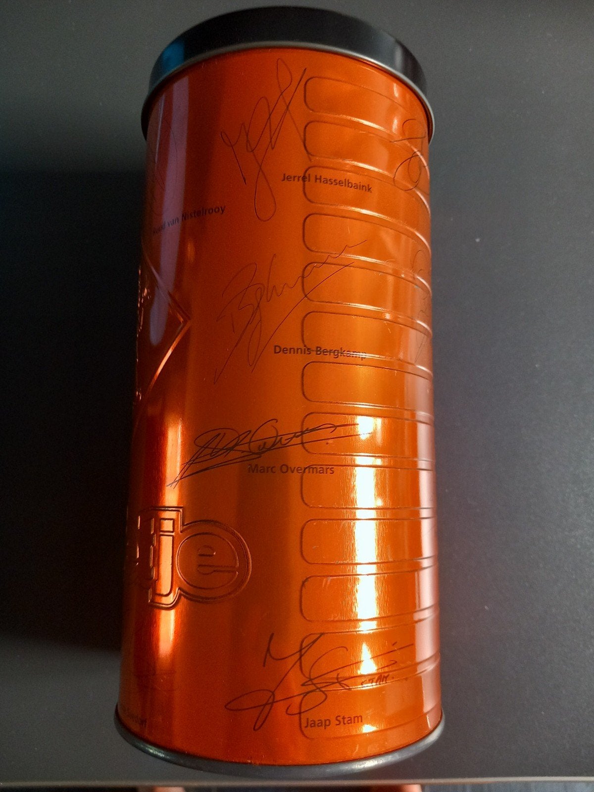 Vintage Bolletje beschuitblik EK 2000, Ophalen of Verzenden, Zo goed als nieuw