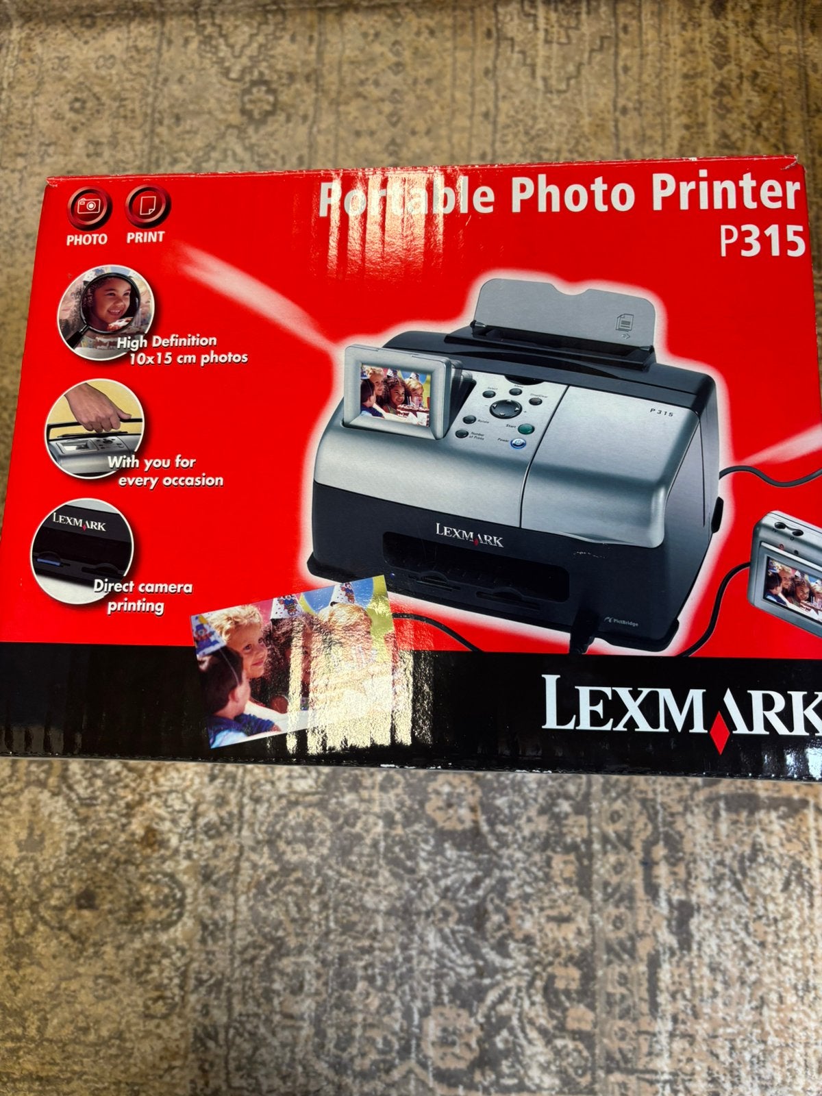 Lexmark P315 Draagbare Fotoprinter - Nieuw in Doos, Fotoprinter, PictBridge, Ophalen of Verzenden, Overige technieken