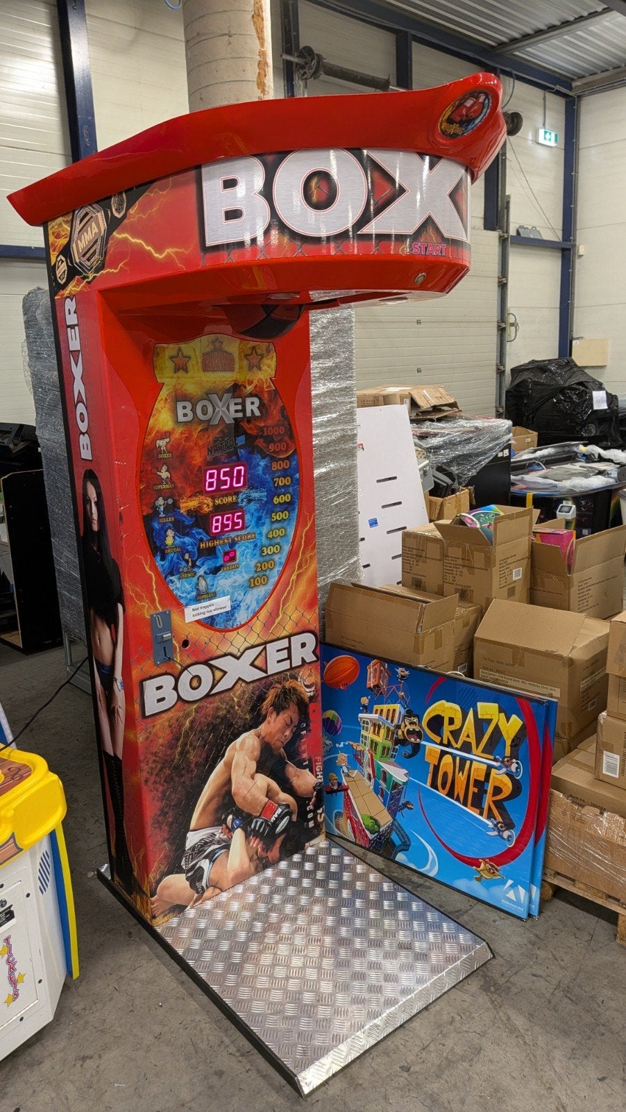 Professionele Boxer / Boxbal Automaat (Arcade) - Free Play!, Ophalen, Overige typen, Overige, A