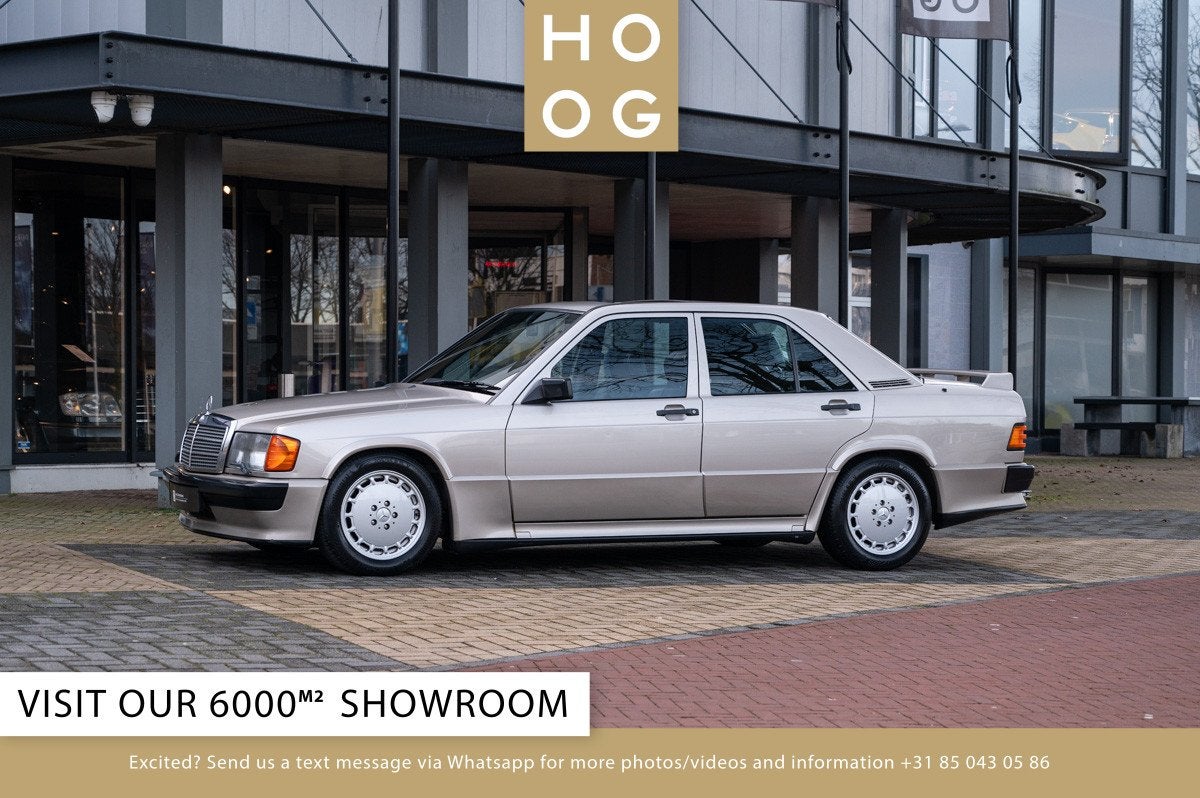 Mercedes-Benz 190 E 2.3-16 (bj 1986), Auto's, Lederen bekleding, Gebruikt, Leder, Bedrijf