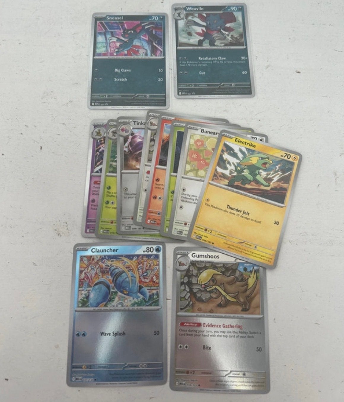 Pokémon eng : mega evolution 2 promos + normal + reverse, Ophalen of Verzenden, Zo goed als nieuw, Meerdere kaarten