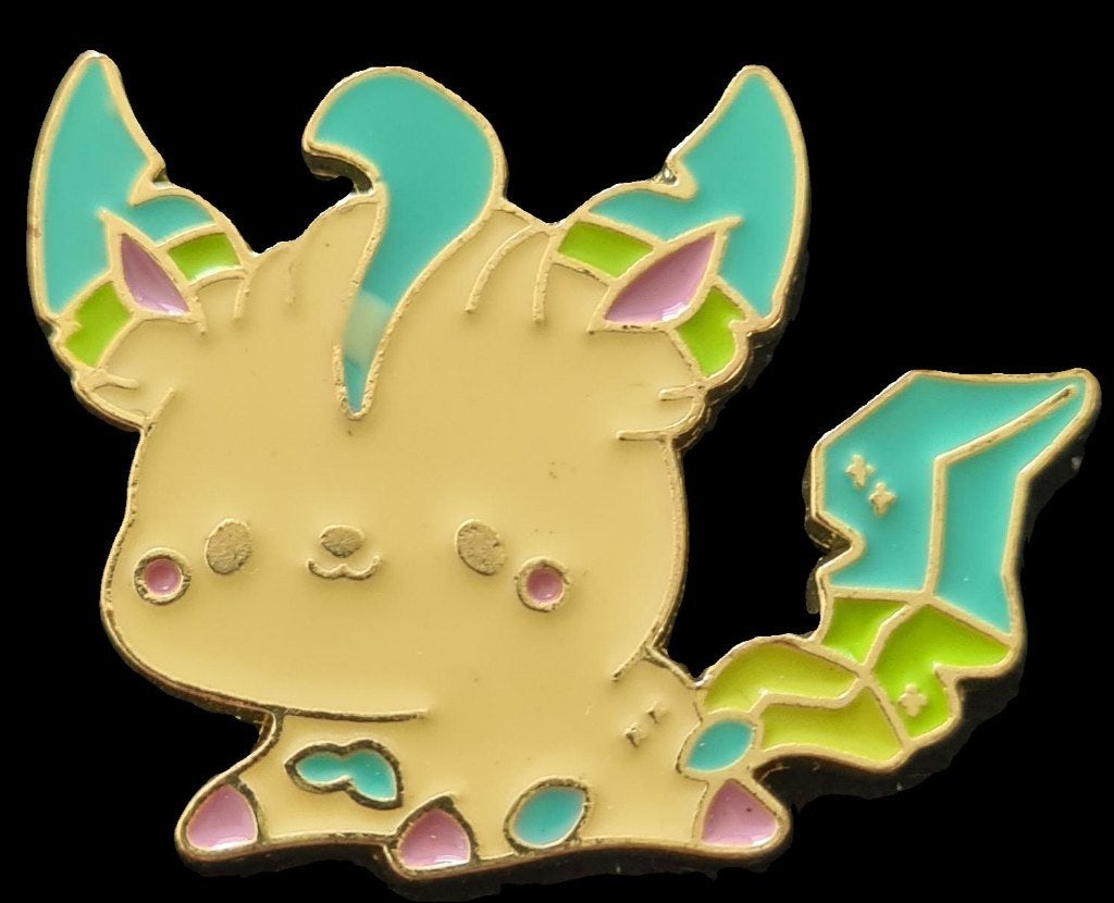 Pokemon Leafeon pin groen-geel, Verzamelen, Speldjes, Pins en Buttons, Verzenden, Nieuw, Figuurtje, Speldje of Pin