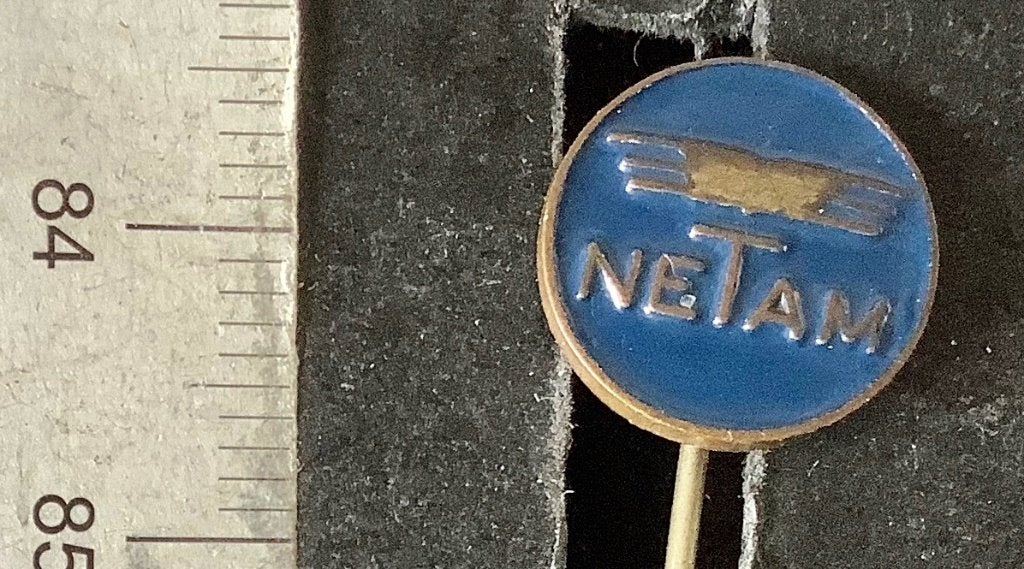 speld, Automobilia, NeTaM, vrachtwagen aanhangers (AR, Verzamelen, Ophalen of Verzenden, Gebruikt, Transport, Speldje of Pin