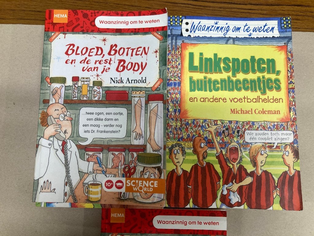 T.K. nog 3 boeken van Waanzinnig om te weten Zie lijst, Boeken, Ophalen of Verzenden, Gelezen, Non-fictie