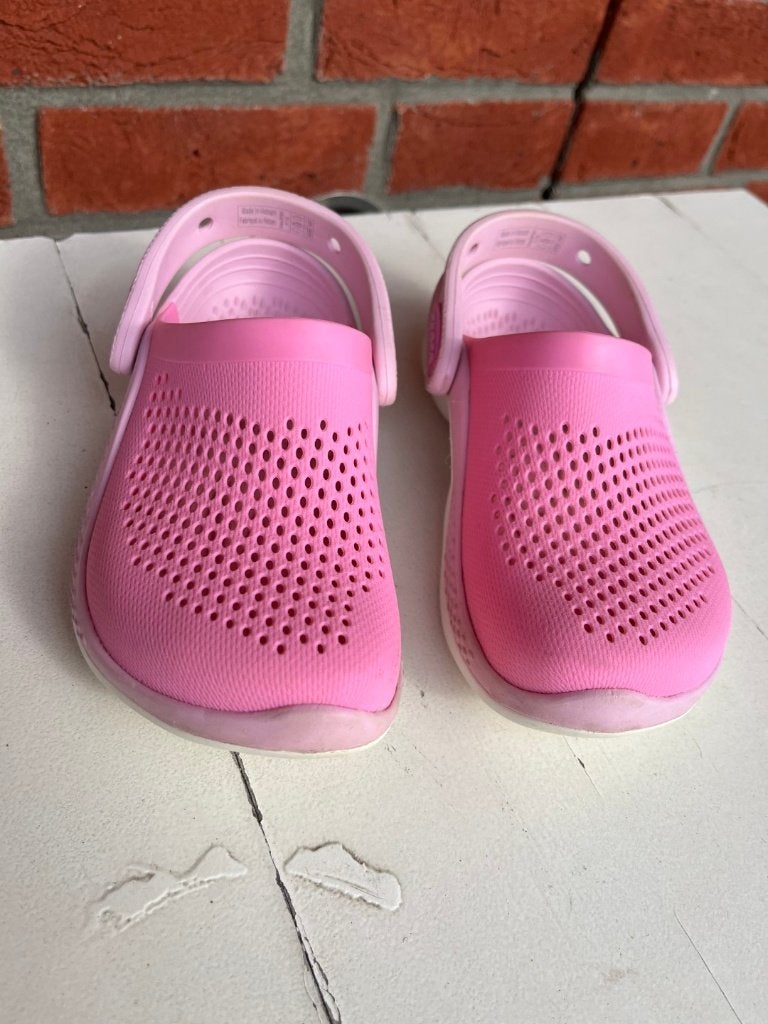 Crocs Little Ride (rose) maat 29, Gebruikt, Crocs, Meisje, Overige typen