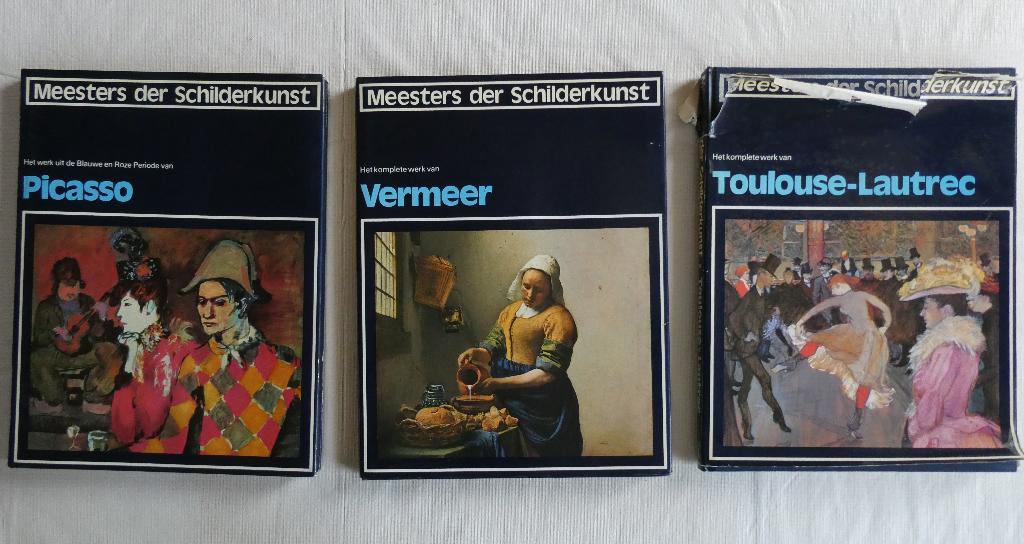 3 Boeken meesters van de schilderkunst, Ophalen, Zo goed als nieuw, Schilder- en Tekenkunst