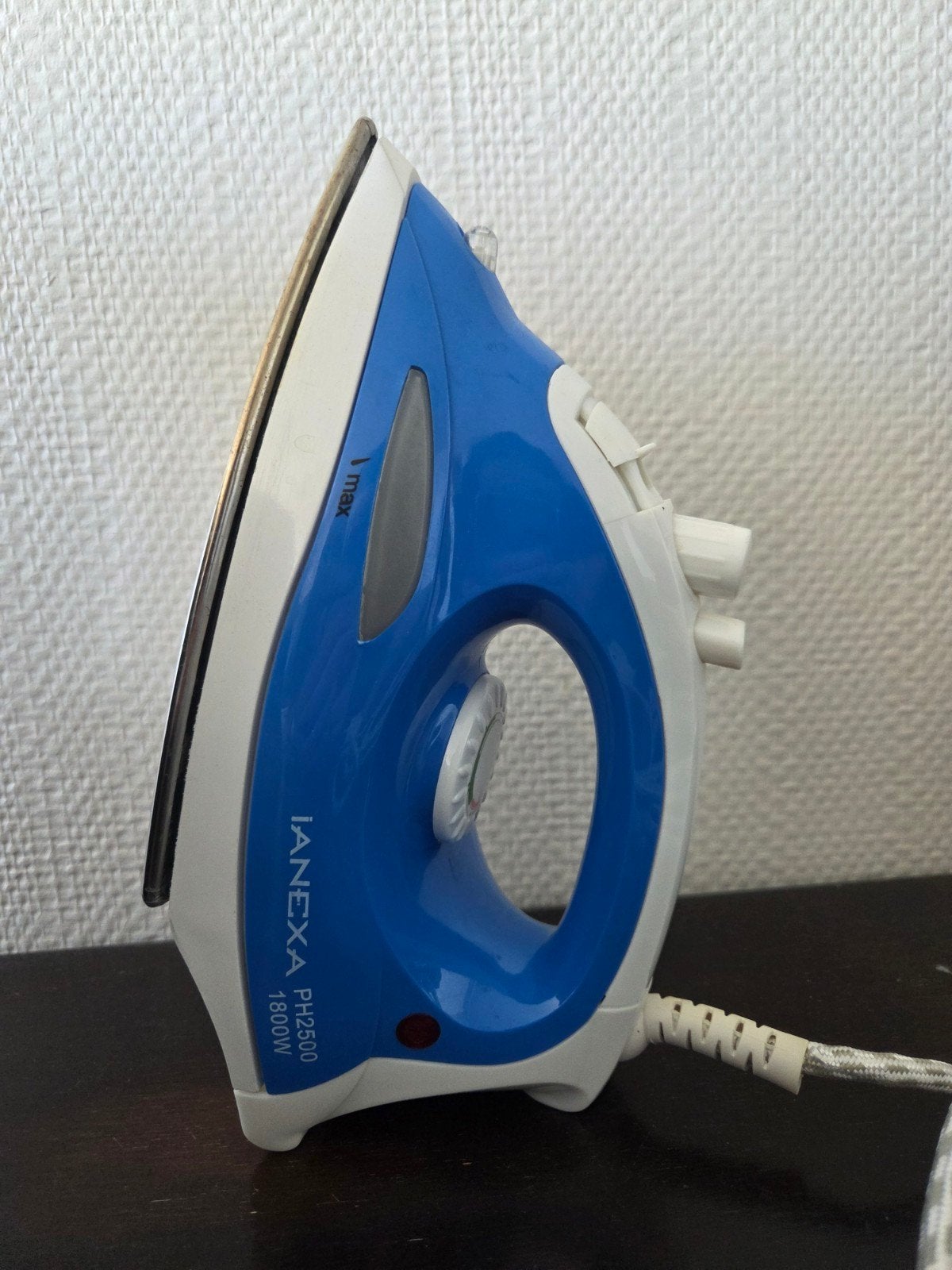 Strijkijzer IANEXA PH2500 1800W - Blauw/Wit, Ophalen, Gebruikt, Strijkijzer met snoer