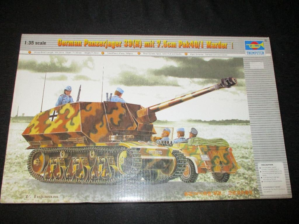 H-388,TRUMPETER 1-35,NO,00354,German Panzerjäger 39(H) mit 7, Overige merken, 1:32 tot 1:50, Overige typen, Nieuw