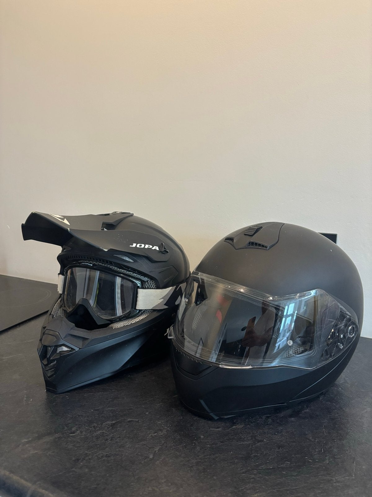 2 helmen te koop: Integraalhelm en Offroadhelm, Overige merken, XL, Ophalen of Verzenden, Integraalhelm