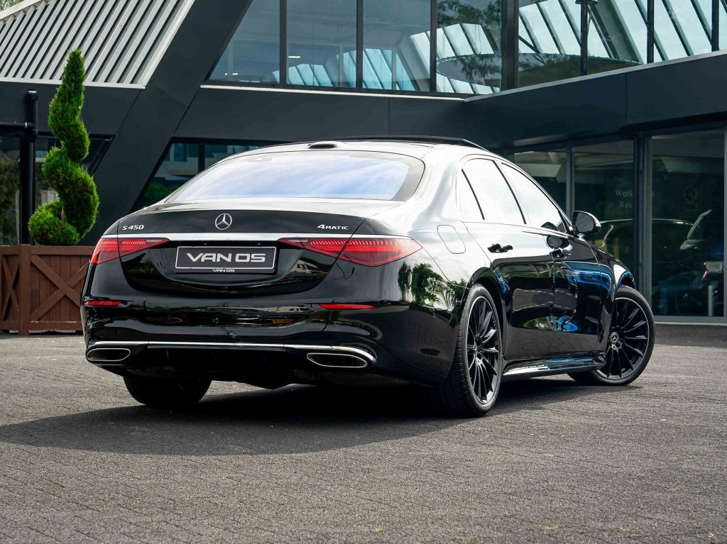 Mercedes-Benz S-Klasse S 450 4MATIC Lang AMG Line | 4X massa, Automaat, Gebruikt, Zwart, Bedrijf