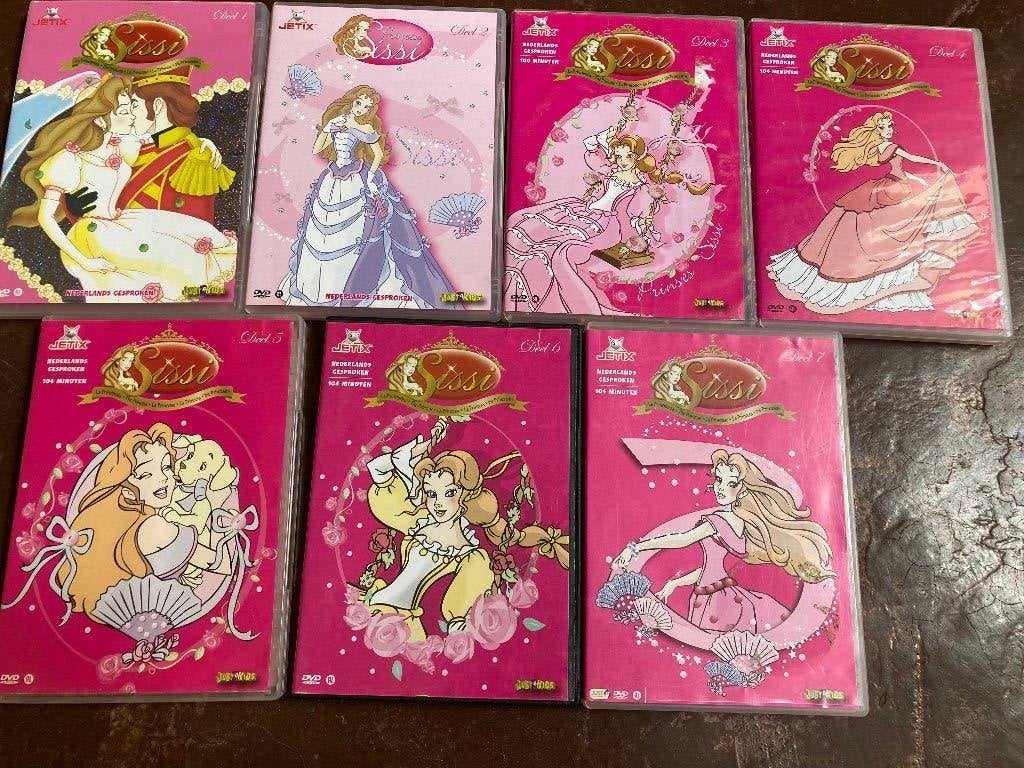 Sissi complete tekenfilmserie:  7 DVD's  (JETIX), Alle leeftijden, Ophalen of Verzenden, Zo goed als nieuw, Europees