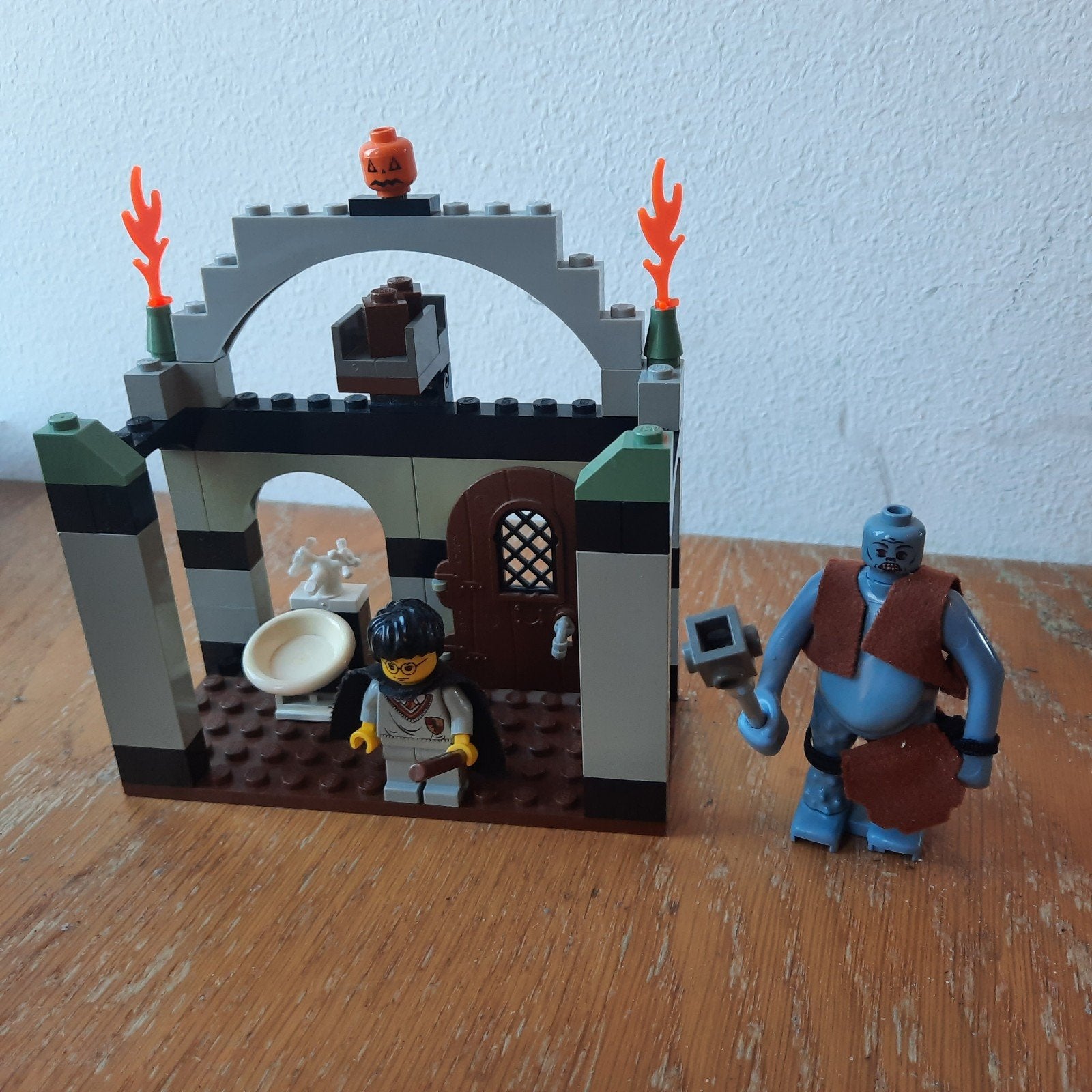 Lego 4712 Harry Potter Troll op vrije voeten, Gebruikt, Lego, Harry Potter, Ophalen of Verzenden