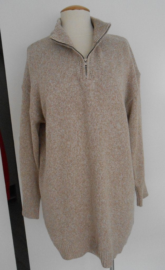 Shein trui beige mêlee mt L (40/42), Maat 38/40 (M), Beige, Ophalen of Verzenden, Gedragen