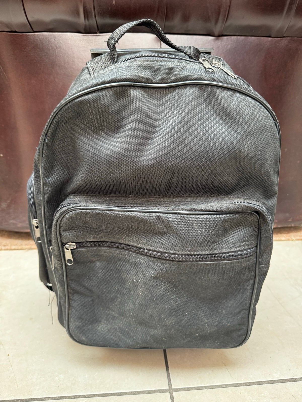 Multifunctionele tas: rugzak, trolley & fietstas (48x24x36cm, Gebruikt, Zwart, Minder dan 40 cm, Ophalen of Verzenden