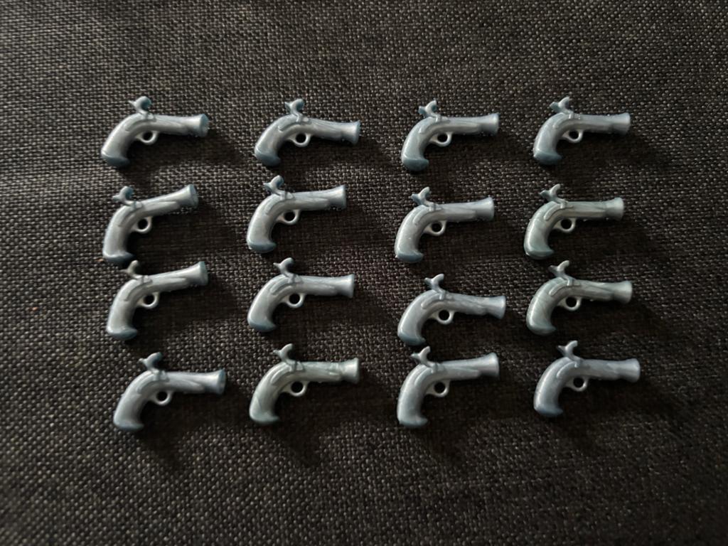 16 Playmobil Vintage Piraten Pistolen - Nette Staat, Ophalen of Verzenden, Gebruikt, Los playmobil