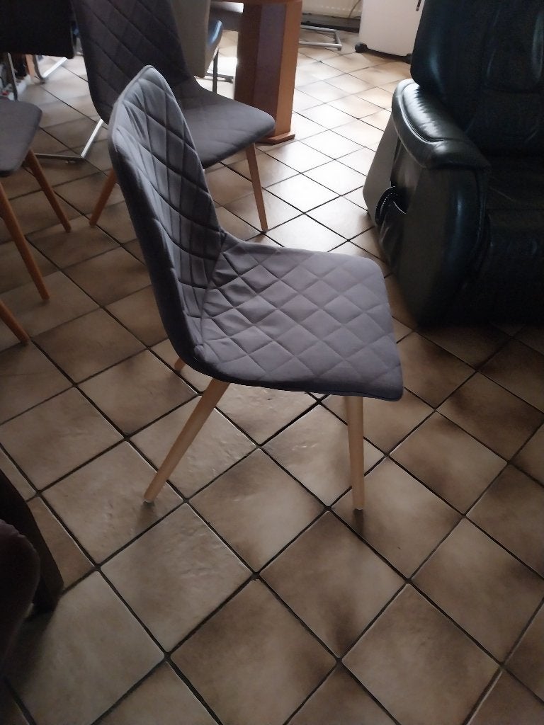 4x eetkamerstoelen, Ophalen, Overige materialen, Gebruikt, Vier